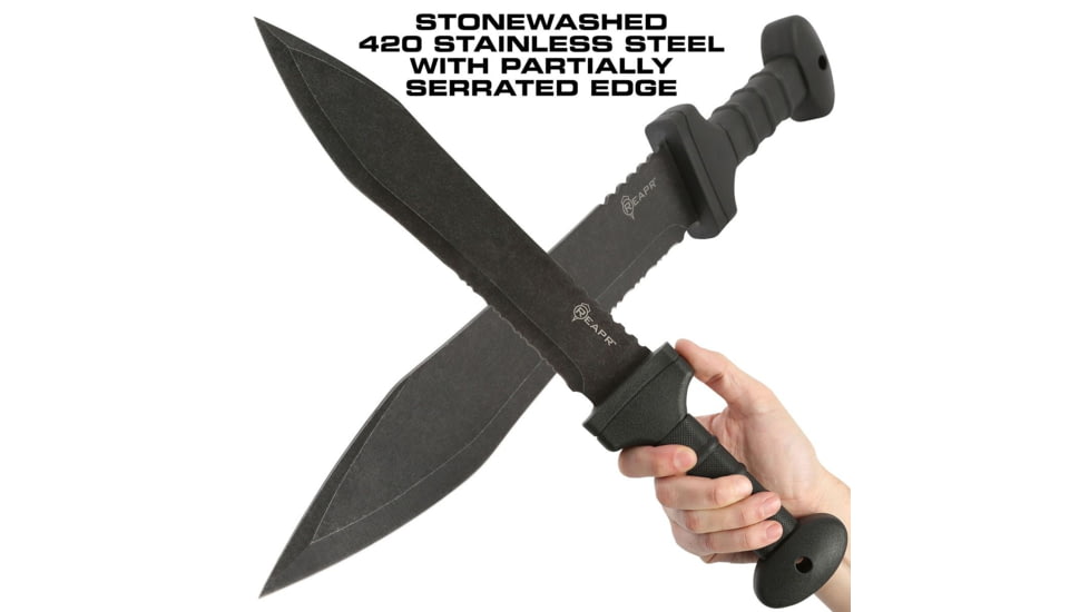 Reapr Legion Sword, 13in, 420 Stainless Steel, Stonewashed Stainless, 11019