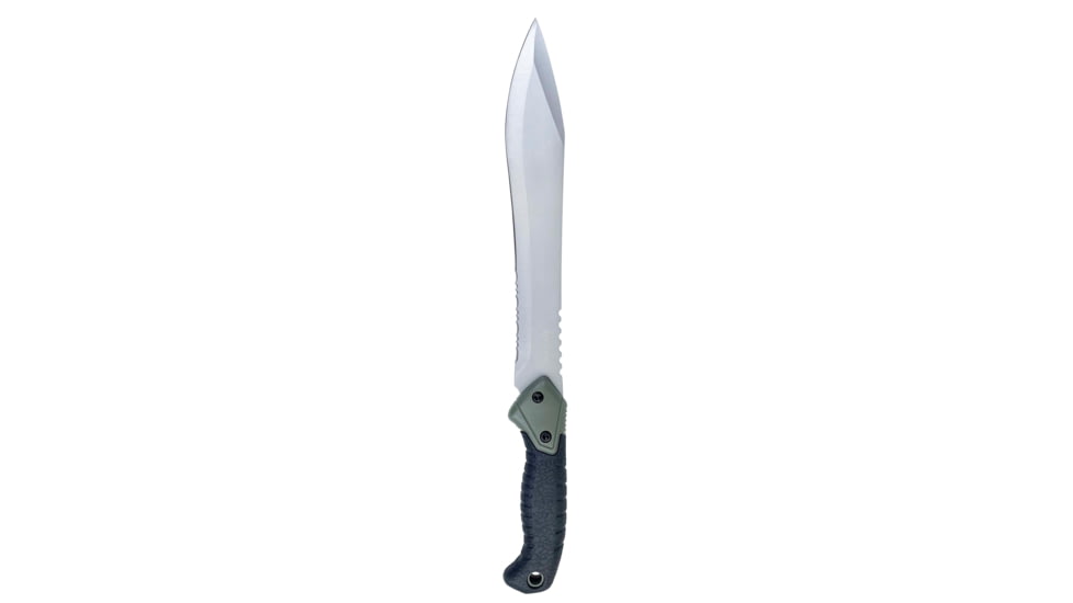 Reapr Tac Jungle Fixed Blade Knife, 11in, 3Cr13 Stainless Steel, Black, Green, CTLR-016-GRN-RPR