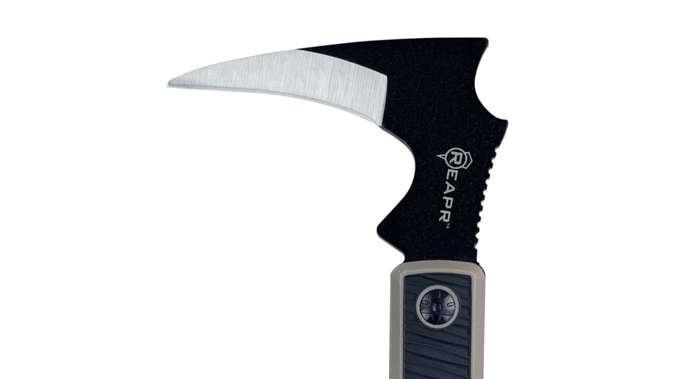 Reapr Versa Krambit Fixed Blade Knife, 3.5in, 3Cr13 Stainless Steel, Black, Black, CTLR-031-TAN-RPR