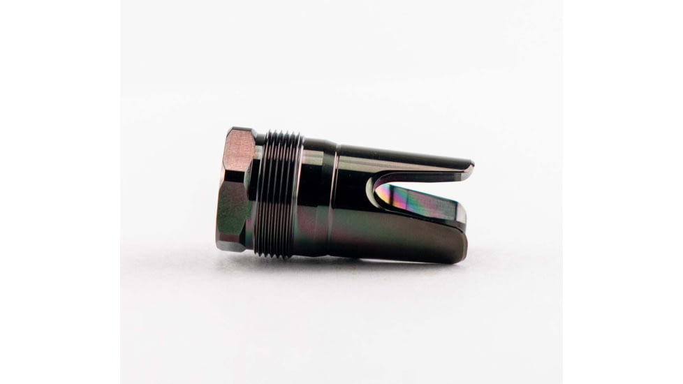 Rearden MFG FHD Rainbow PVD Muzzle Device, 5/8-24, Tapered Shoulder, Black, 10128