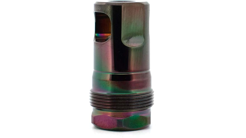 Rearden MFG SPB Rainbow PVD Muzzle Brake, .280, 1/2-28, Black Rainbow PVD, 10056