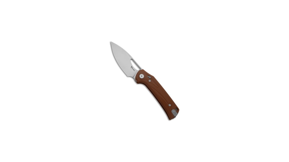 Reate Knives Reate PL-XE Pivot Lock Knife Tan G-10 3.4" SW Nitro-V, Tan, Nitro-V, adult, BHQ-211019