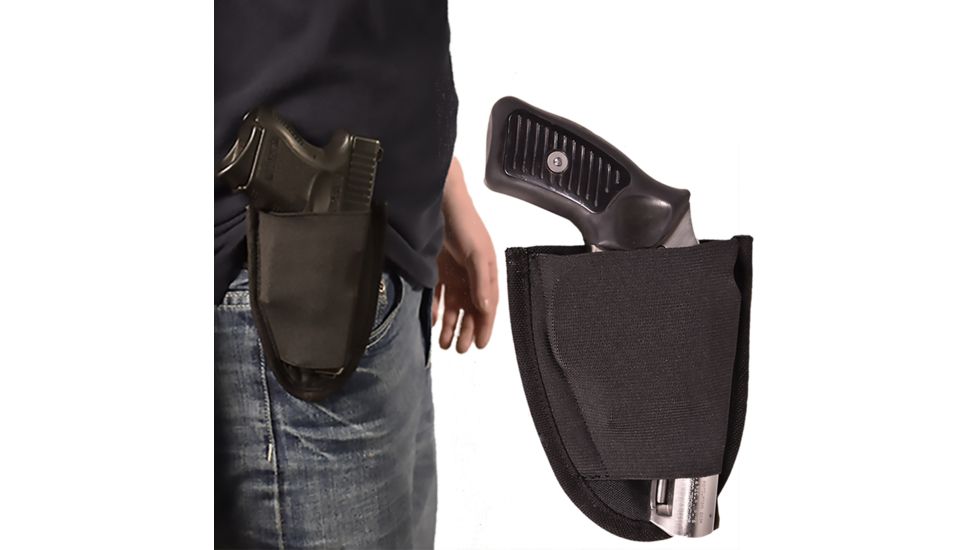 Rebel Fury Outside the Waistband Holster, Black, Amidextrous, Sub-Compact and Compact, REBEL-FURY