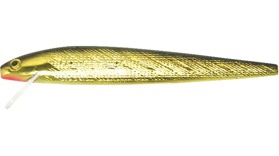 Rebel Lures Rebel Jointed Minnow Lure, Floating, Gold/Black, 1 7/8in, 3/32oz, J4902