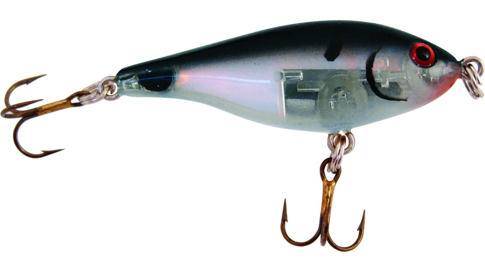 Rebel Lures Rebel Raider, Silver Flash Black, 1 5/8in, 1/8oz, S60515