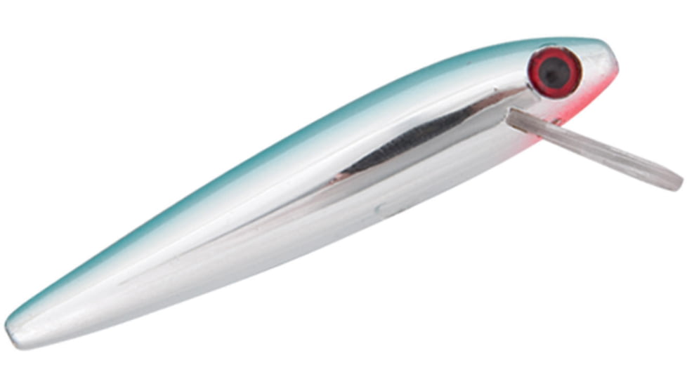 Rebel Lures Rebel Value Minnow, Silver/Blue, 3-1/2in, 5/16oz, F1003V