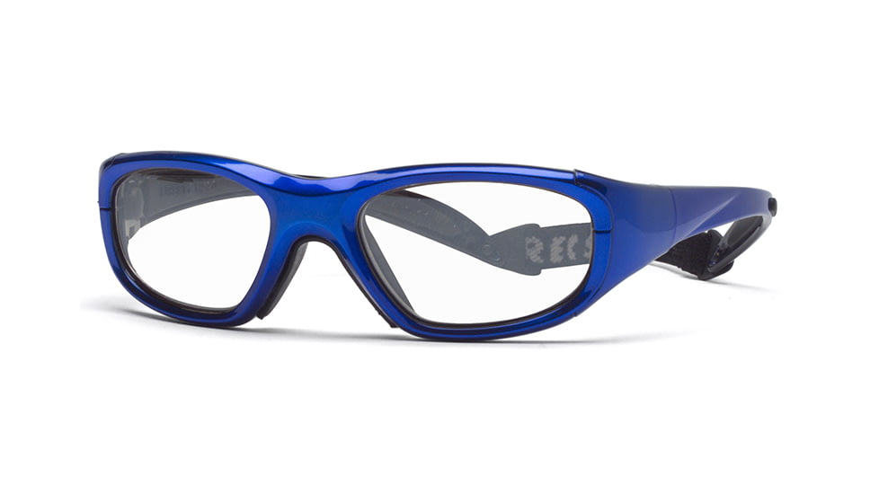 Rec Specs MX-20 Protective Eyewear Bright Blue Frame,Clear Lens, Unisex MX-20BLBK5117125C