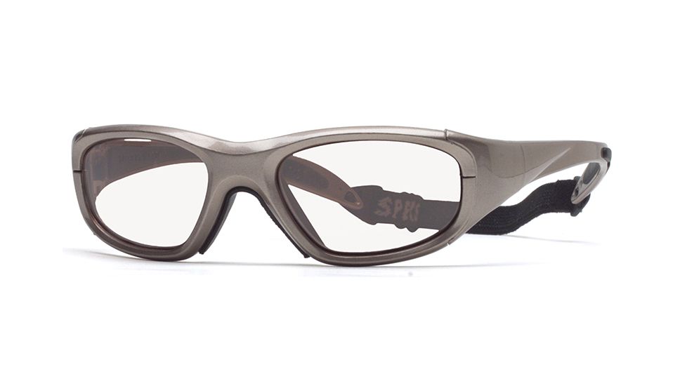 Rec Specs MX-20 Protective Eyewear Metallic Light Brown Frame,Clear Lens, Unisex MX-20MEBR4817125C