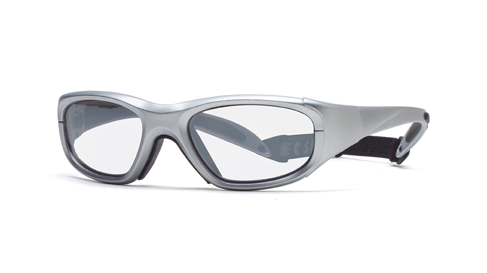 Rec Specs MX-20 Protective Eyewear Silver Frame,Clear Lens, Unisex MX-20PLSI5117125C