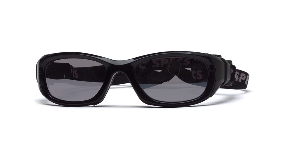 Rec Specs MX-31 Protective Eyewear Shiny Black Frame,Clear Lens, Unisex MX-31SHBK5317C
