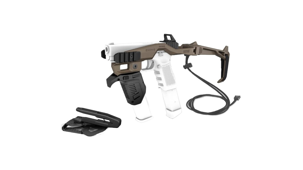 Recover Tactical 20/20N Stabilizer Kit for Glock - For all 9mm &amp; 357 Double Stack Gen 1-5 Glocks incl. Glock 26. Compatible w/ all Double Stack Gen 1-4 SW40 Glock incl. Glock 27, FDE, 2020NMG-02