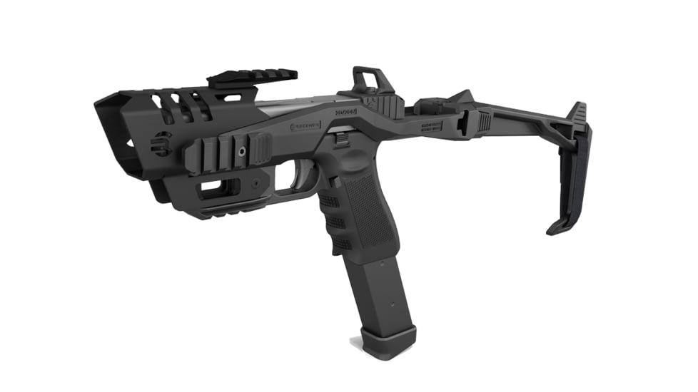 Recover Tactical 20/20Series GB20 Glass Breaker w/ Optic Mount Attachment, Black, GB20-01