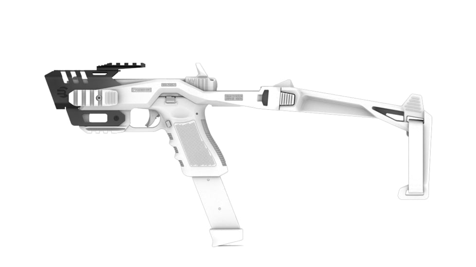Recover Tactical 20/20Series GB20 Glass Breaker w/ Optic Mount Attachment, Black, GB20-01