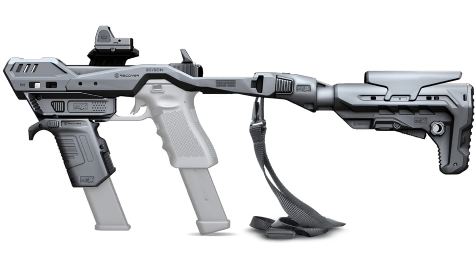Recover Tactical 20/20X Conversion Kit for Glock, S&amp;W, &amp; P80, Black, 2020X-ST-01