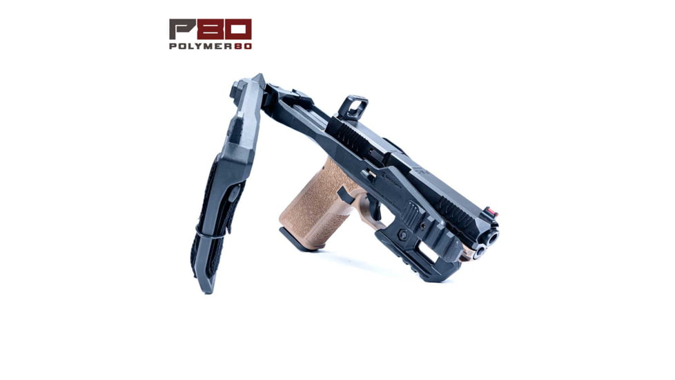 Recover Tactical 20/80 P80 Stabilizer Kit - PF940C, PF940V2, PFC9 &amp; PFS9, MG9 Compatible, Black, 2080MG-01