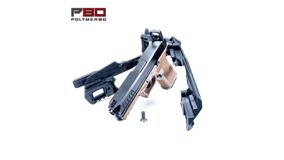 Recover Tactical 20/80 P80 Stabilizer Kit - PF940C, PF940V2, PFC9 &amp; PFS9, MG9 Compatible, Black, 2080MG-01
