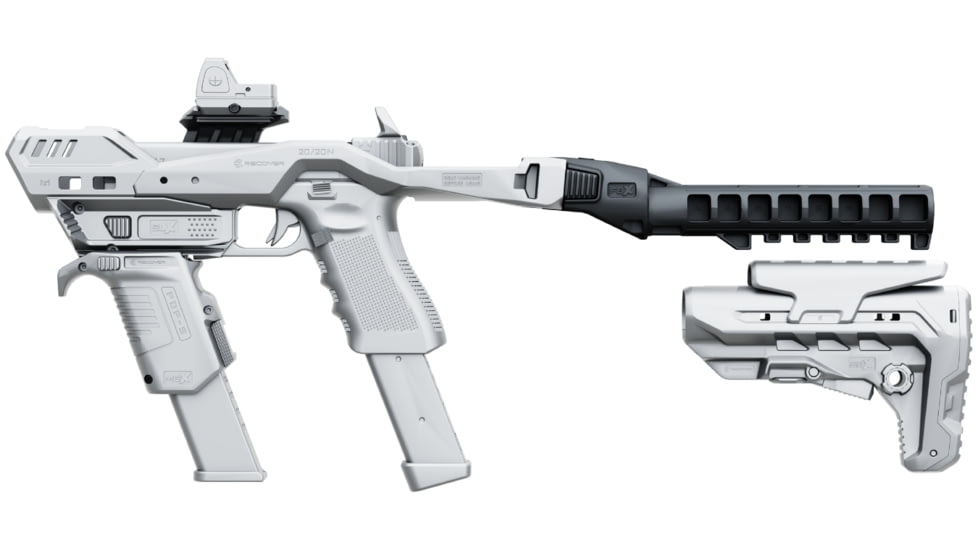 Recover Tactical AR Stock &amp; Tube for 20/20 Series Stabilizer Kits 20/20X Upgrade, Black, FBX-01