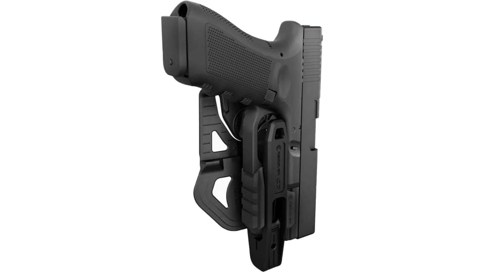 Recover Tactical G7-01 OWB Paddle Holster For The Glock 17/19, Black, Small, G7