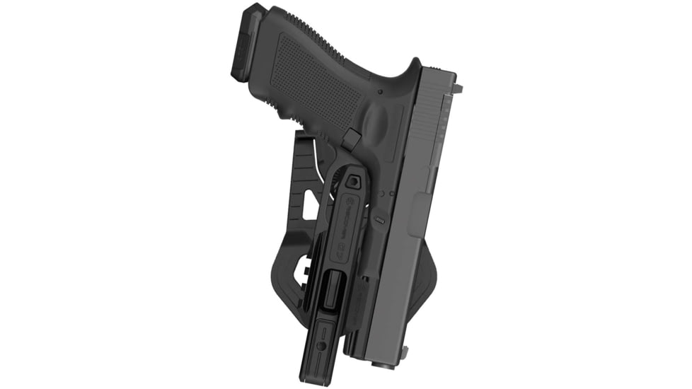 Recover Tactical G7-01 OWB Paddle Holster For The Glock 17/19, Black, Small, G7