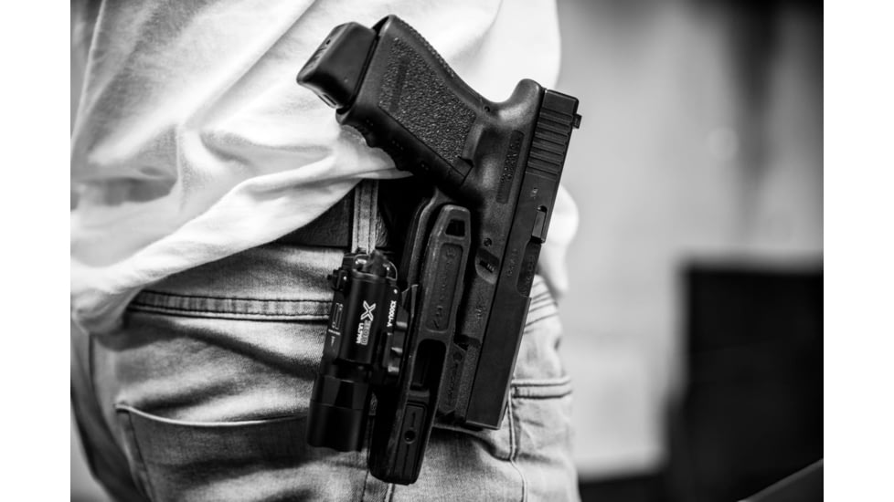 Recover Tactical G7-01 OWB Paddle Holster For The Glock 17/19, Black, Small, G7