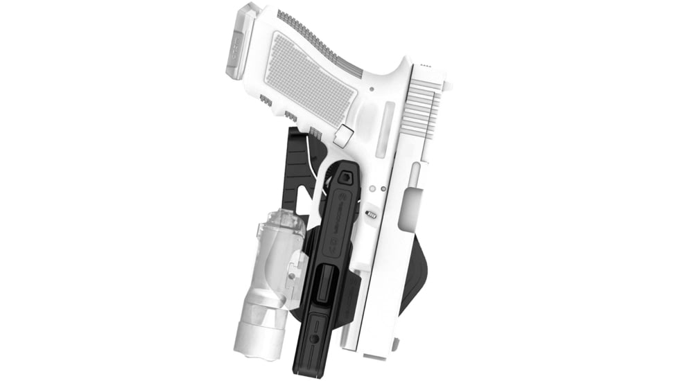 Recover Tactical G7-01 OWB Paddle Holster For The Glock 17/19, Black, G7-01