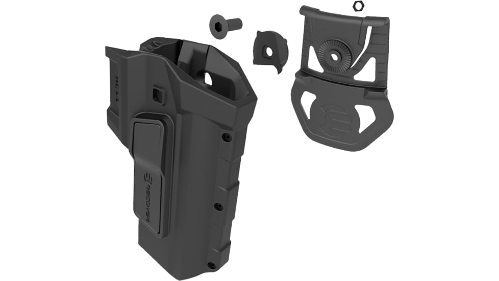 Recover Tactical HC11 Passive Holster For The 1911 With CC3H/P, Ambixdextrous, Black, HC11PR-01