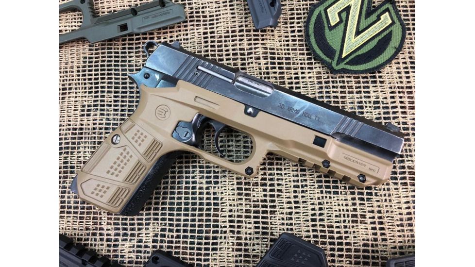 Recover Tactical HPC Grip and Rail System, FN/Browning, Hi Power, Tan, 140x27.5x185, HPC-02