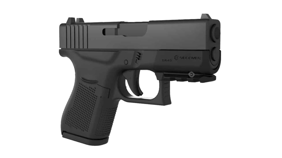 Recover Tactical OR43 Sub Compact Rail Adapter For The Glock 43 43X and 48 MOS, Black, OR43-01