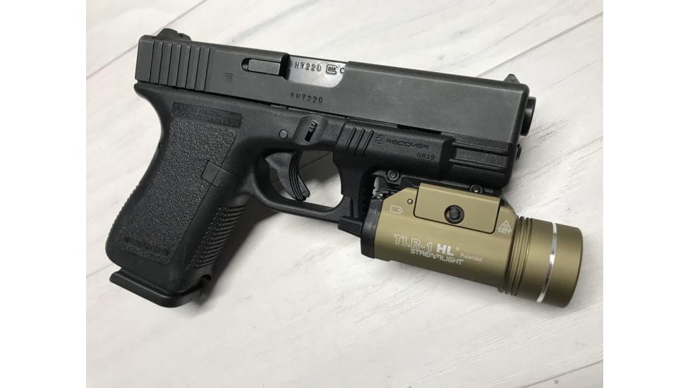 Recover Tactical Recover Tact. Glock 19 Gen 1/2 Picatinny Rail Black, GR19L-01
