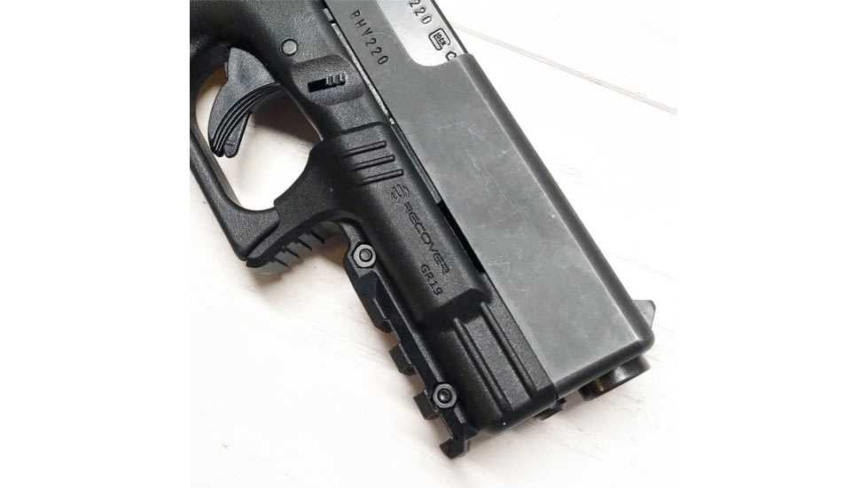 Recover Tactical Recover Tact. Glock 19 Gen 1/2 Picatinny Rail Black, GR19L-01