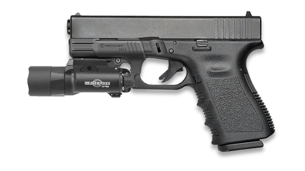 Recover Tactical Recover Tact. Glock 19 Gen 1/2 Picatinny Rail Black, GR19L-01
