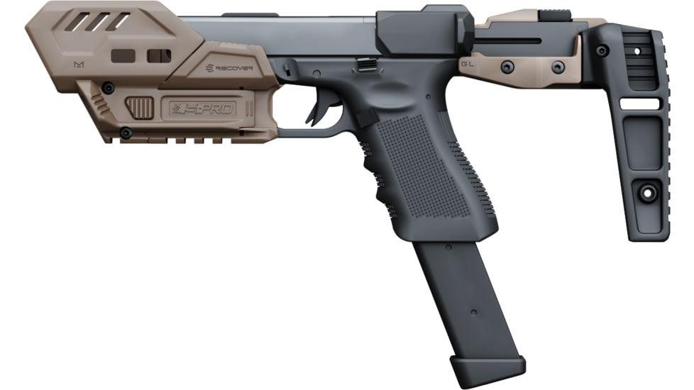 Recover Tactical S-PRO Pistol Stabilizer Conversion Kit, FDE, SPRO-GB-02