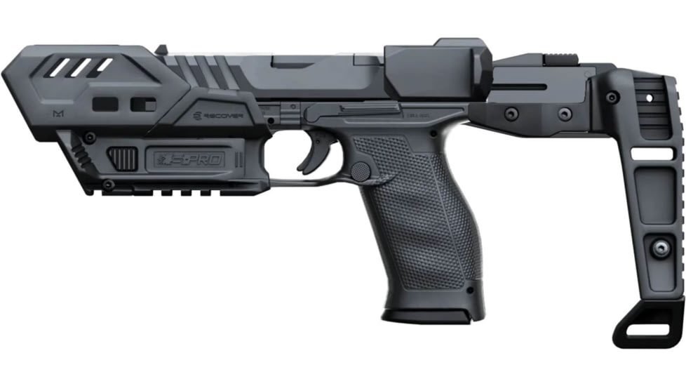 Recover Tactical S-PRO Pistol Stabilizer Conversion Kit, For Walther PDP, Black, 0, SPRO-PDPB-01
