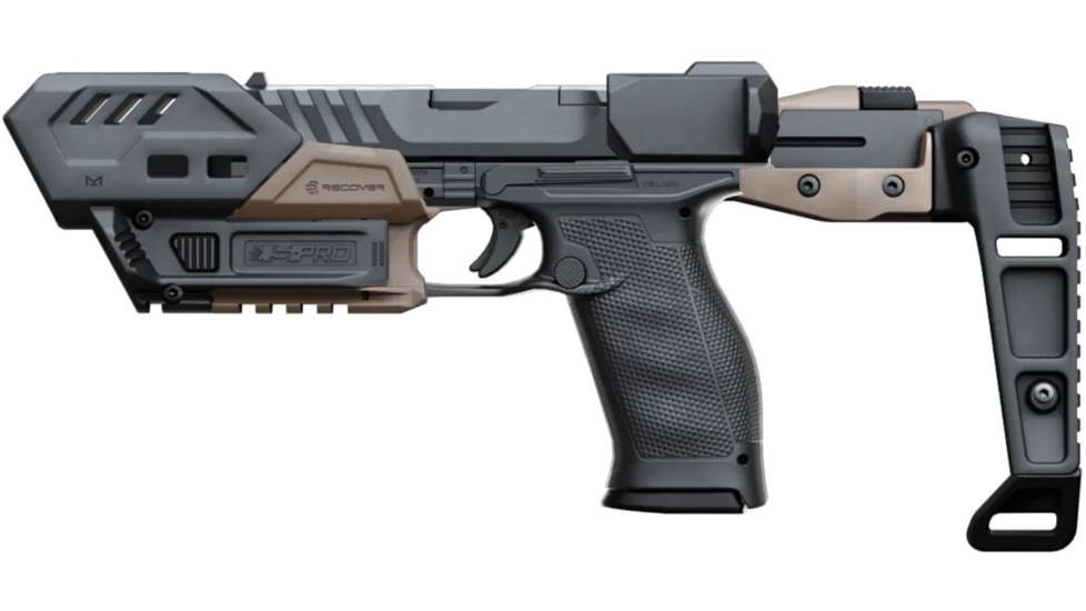 Recover Tactical S-PRO Pistol Stabilizer Conversion Kit, For Walther PDP, FDE, 0, SPRO-PDPB-02