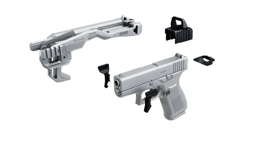 Recover Tactical SA43 20/20N Stabilizer Kit Upgrade for Glock G43, Glock 43X &amp; G48, Black, SA43-01