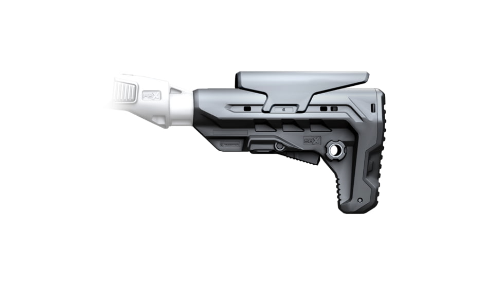 Recover Tactical SBX AR Compact Buttstock P-IX &amp; 20/20X Compatible, Black, SBX-01