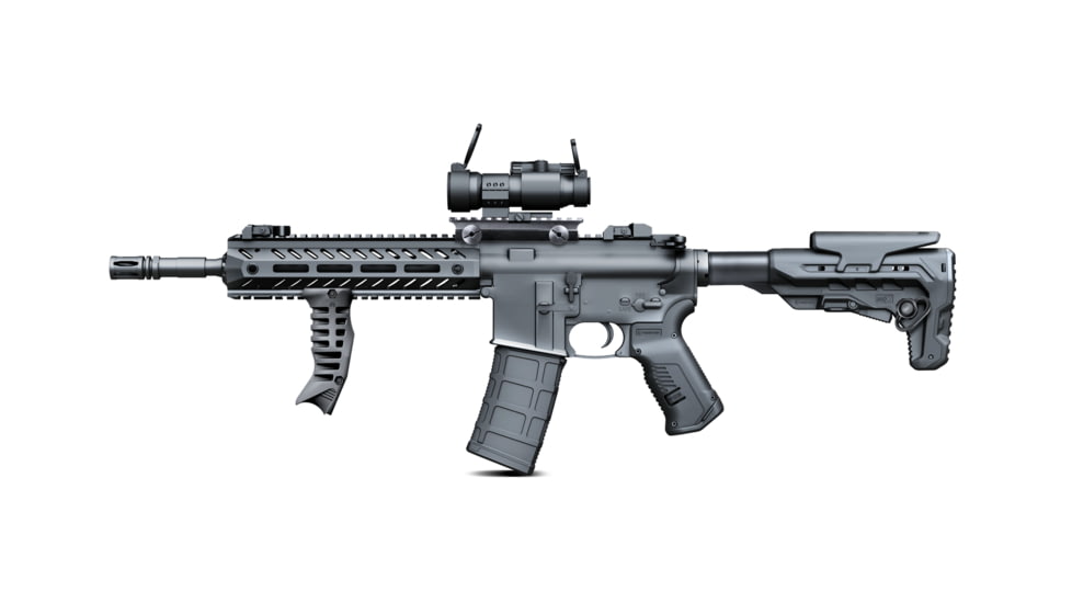 Recover Tactical SBX AR Compact Buttstock P-IX &amp; 20/20X Compatible, Black, SBX-01