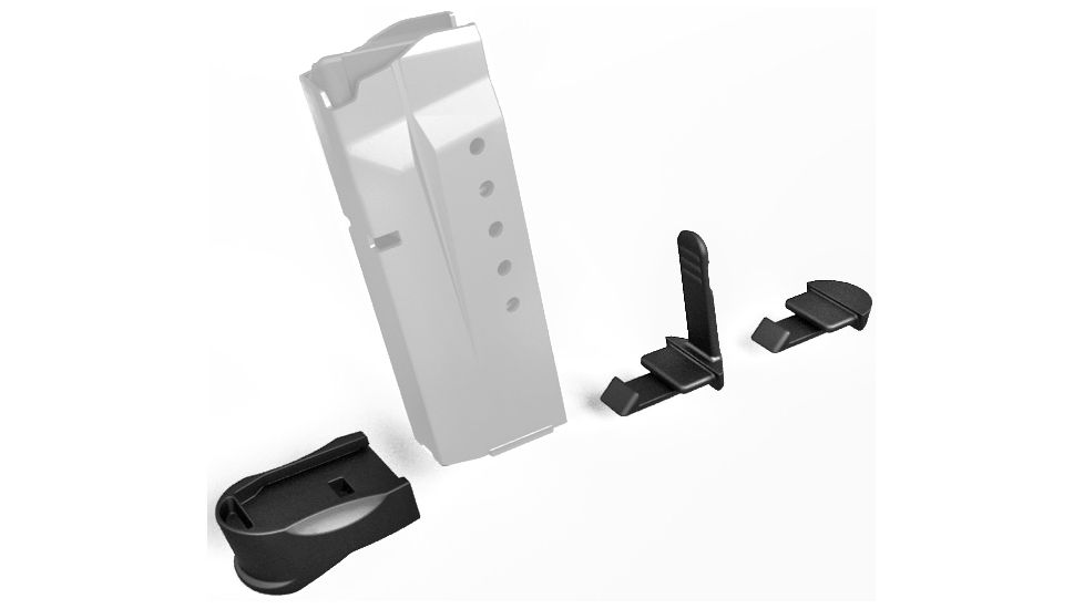 Recover Tactical Smith and Wesson Shield 9mm Magazine Clips, Black, MCS