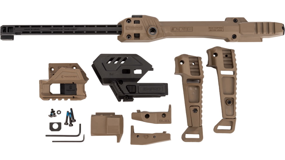 Recover Tactical SPRO Basic G20/21/40 w/Rail Carbine Conversion, Tan, 7290117423288