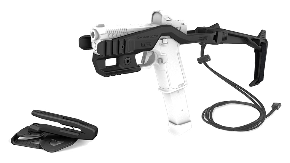 Recover Tactical Stabilizer Synthetic Kit For Polymer80, PF940V2, PF940C, PFC9, PFS9, Black, 20/80B-01