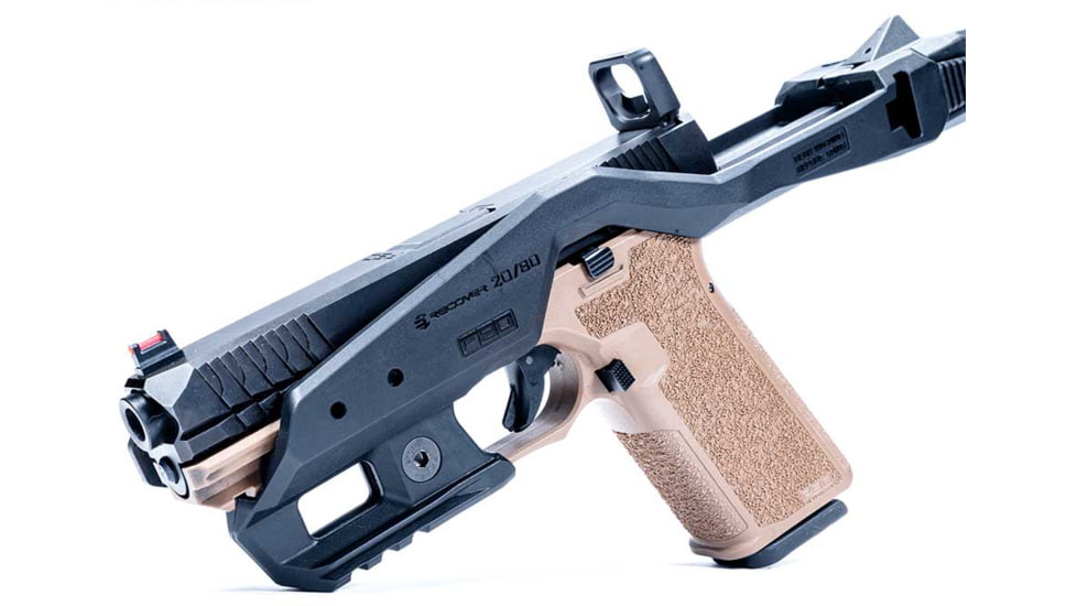 Recover Tactical Stabilizer Synthetic Kit For Polymer80, PF940V2, PF940C, PFC9, PFS9, Black, 20/80B-01