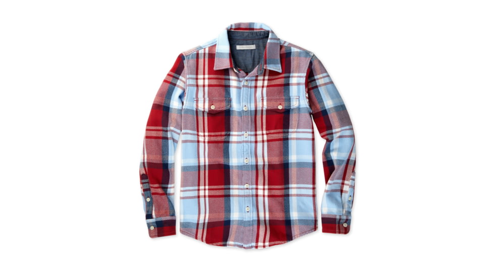 Outerknown Blanket Shirt - Men's, Used, Blue Bell Essex Plaid, Medium, 1310023W-BBE-XX-M_used
