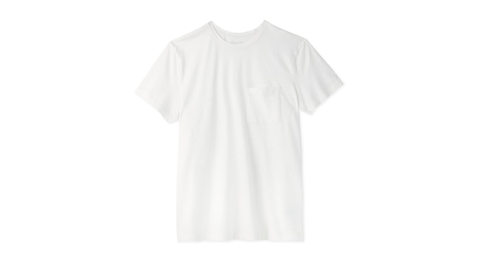 Outerknown Saltwater Slub Pocket Tee - Men's, Used, Bright White, Extra Large, 1210090-BWI-XX-XL_used