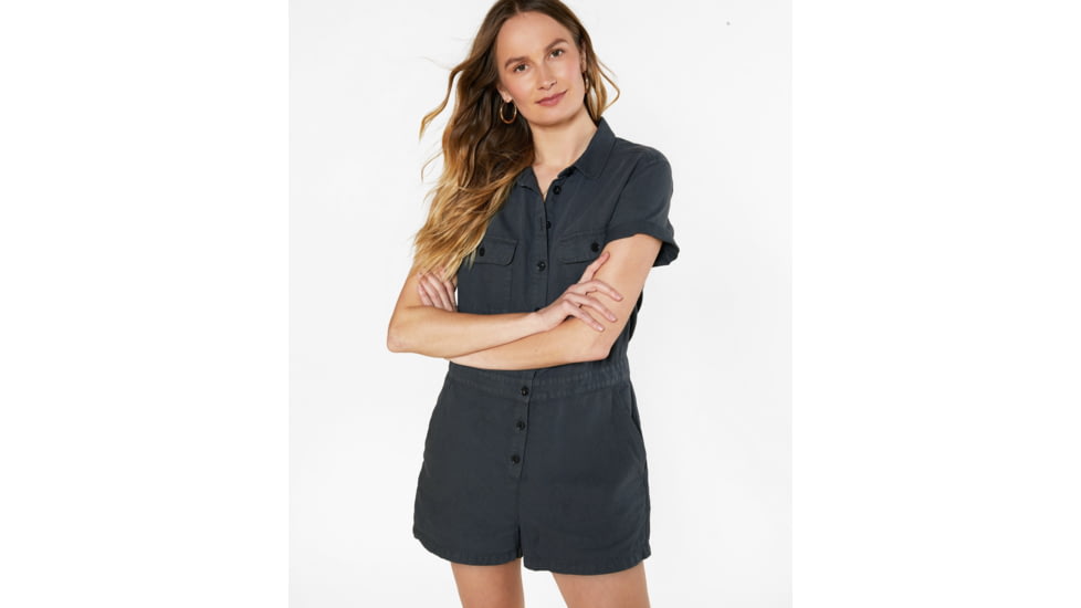 Outerknown SEA Suit Shortall - Women's, Used, Storm, Extra Large, 2130017-STM-XX-XL_used