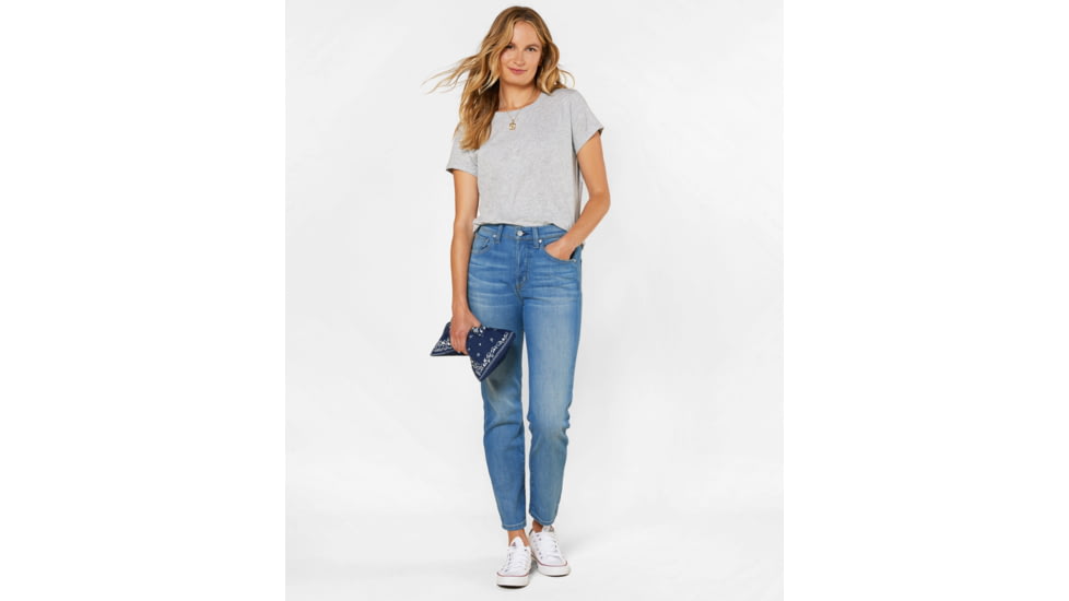 Outerknown Sojourn Boy Tee - Women's, Used, Heather Grey, Extra Small, 2210029-HEA-XX-XS_used