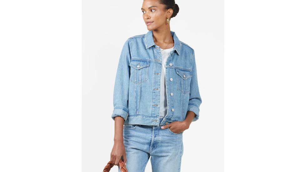 Recurate Womens Peacenik Denim Trucker - Outerworn, 2510009-AVB-XX-XSused