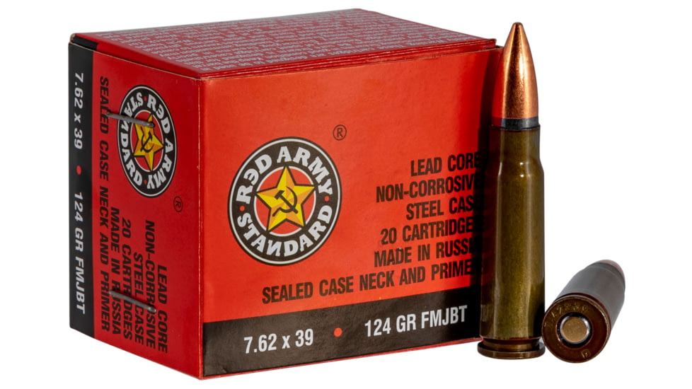 Red Army Standard AM2423 Red Army Standard 7.62x39mm 124 Gr Full Metal Jacket B