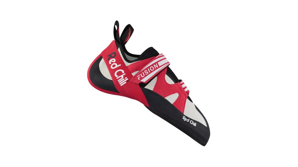 Red Chili Fusion VCR Climbing Shoes - Mens, Anthracite/Red, 11.5 350591056030