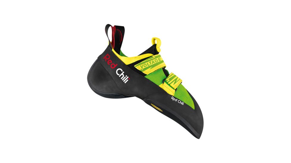 Red Chili Voltage Climbing Shoes - Mens, Green/Citrus, 6 350540508030