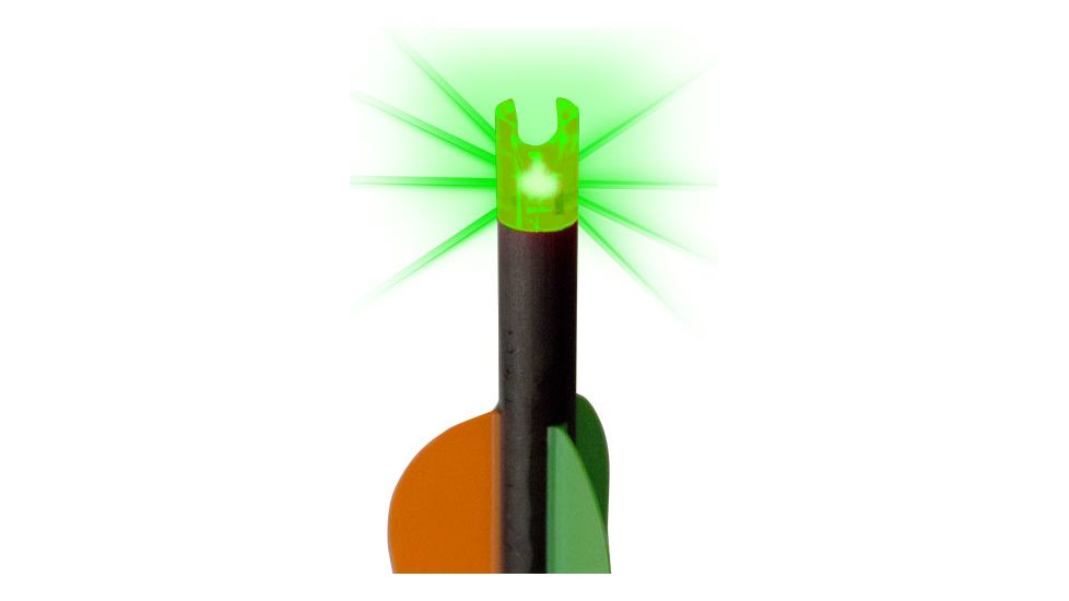 Red Hot Lighted Capture Nocks, Green 3 pk., 38-3369